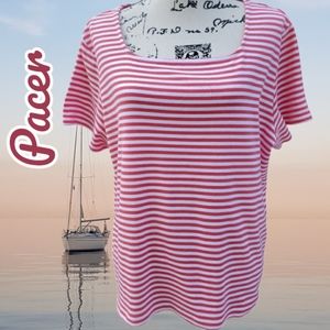 Pacer Pink Striped 💗 Top